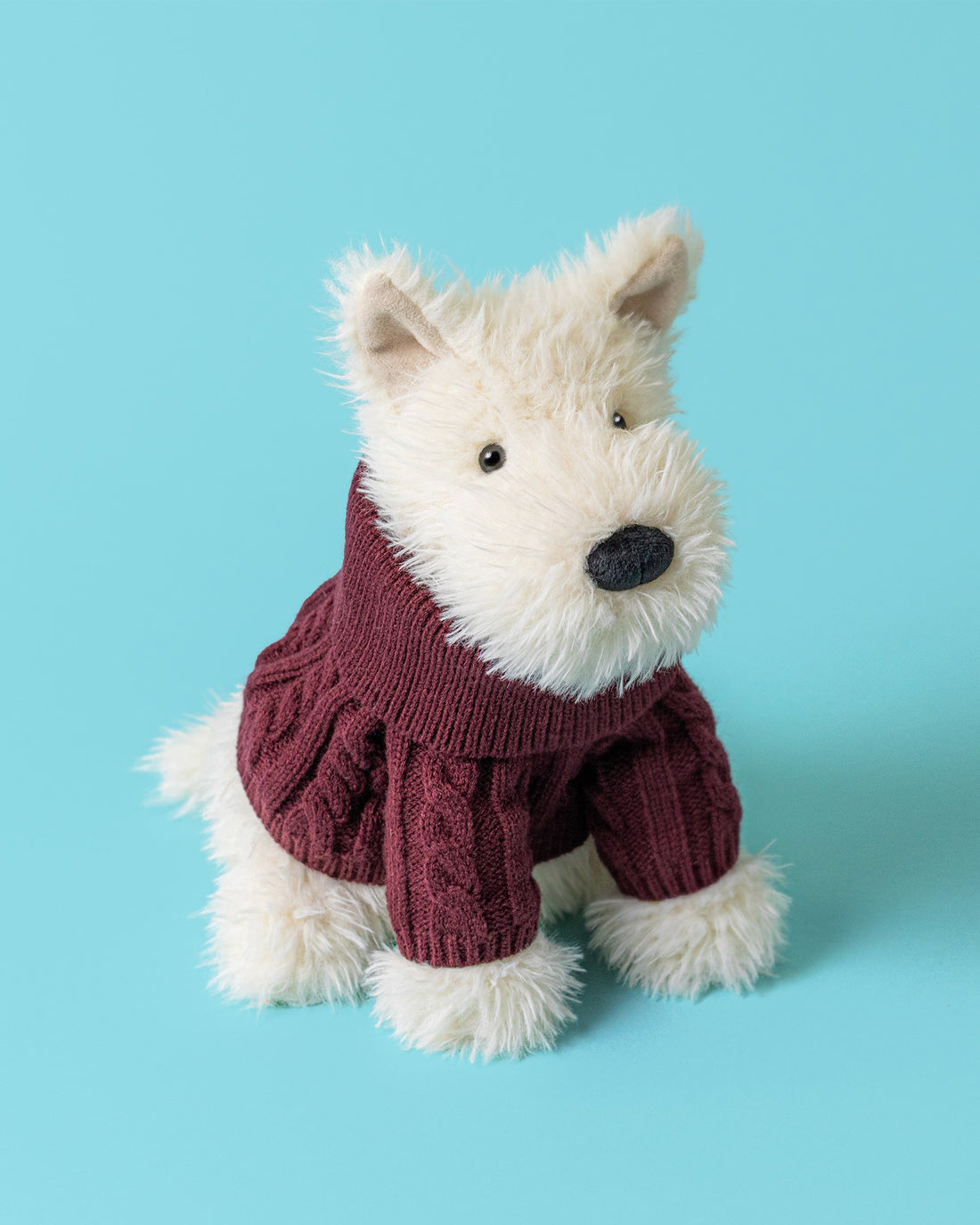 Jellycat Soft Toys Jellycat Munro Scottie Dog 'Winter Jumper'
