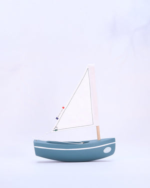 Maison Tirot Wooden Toys Maison Tirot Boat Le Bachi - Green