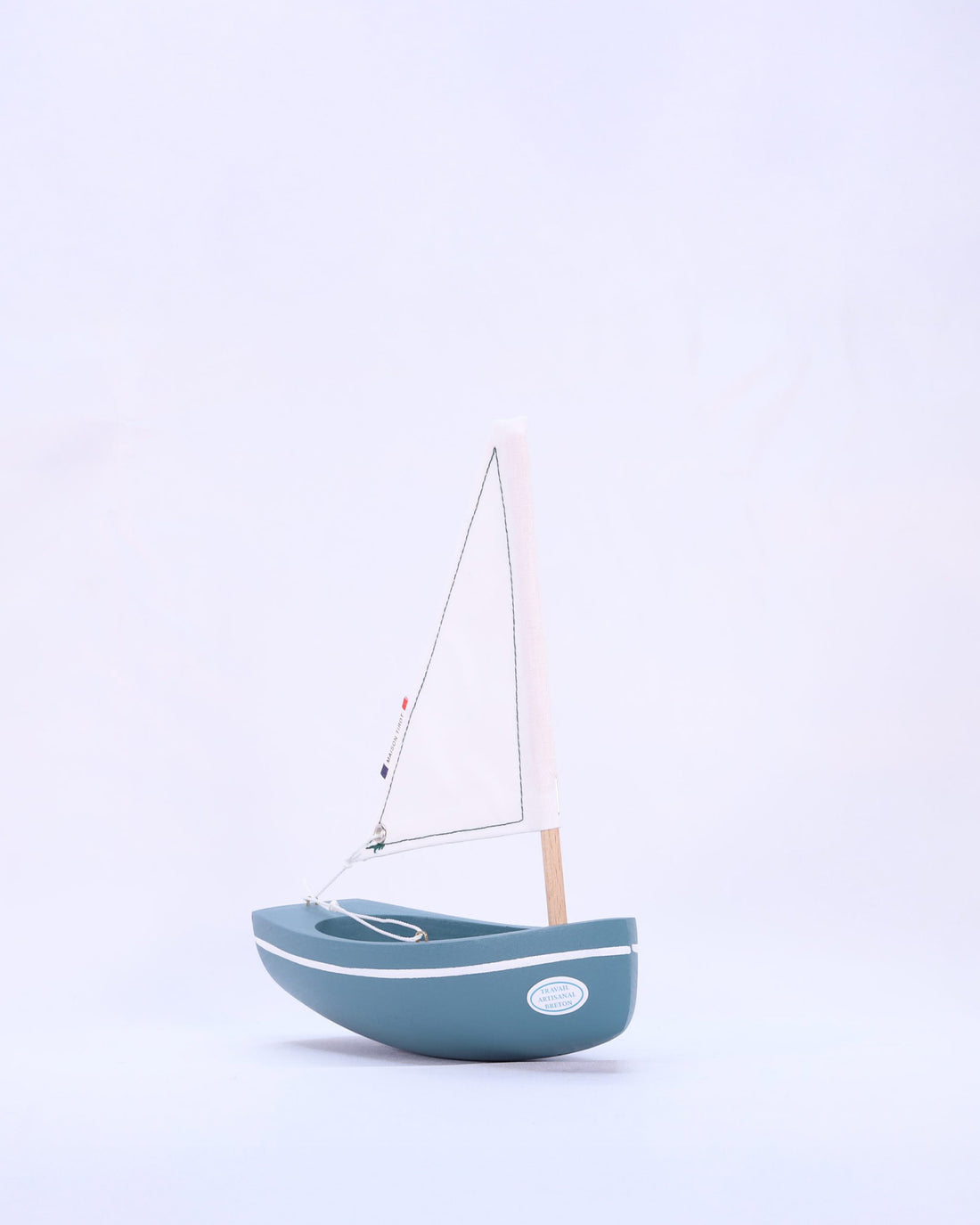 Maison Tirot Wooden Toys Maison Tirot Boat Le Bachi - Green