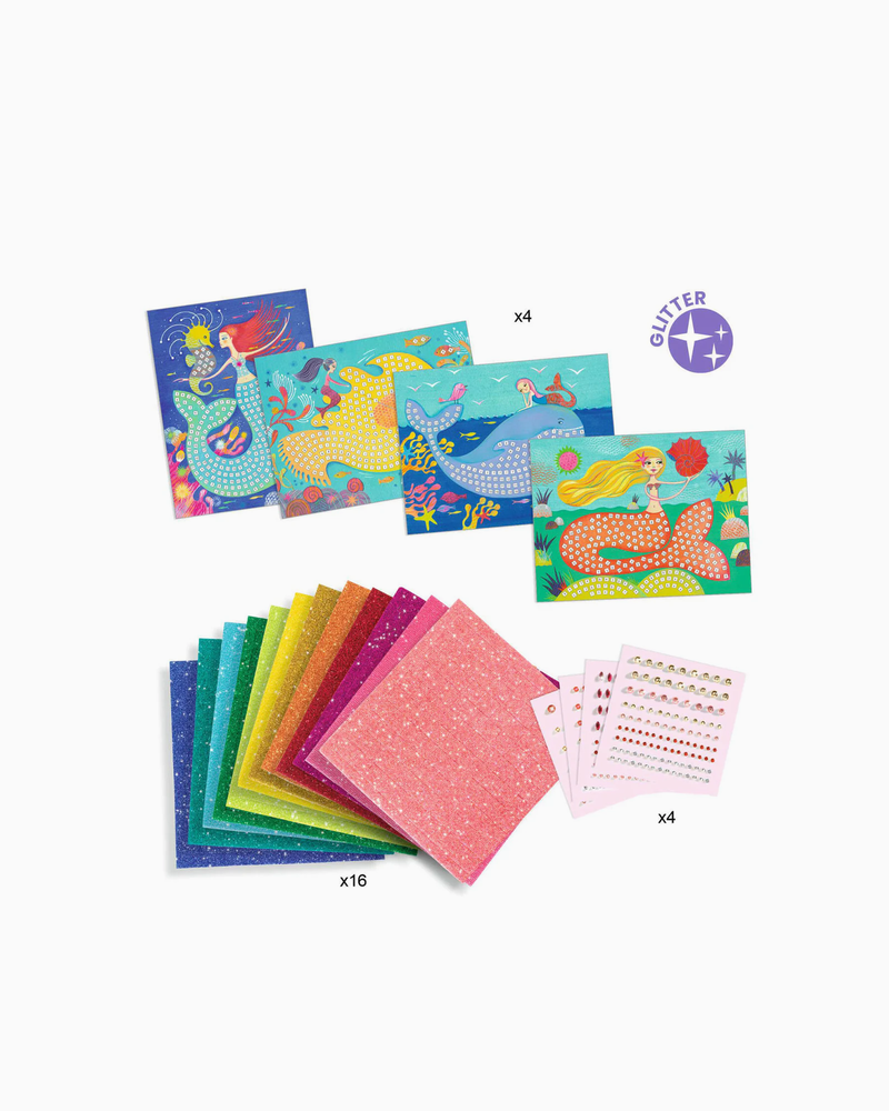 Djeco Toy Djeco Mermaid Mosaic Kit