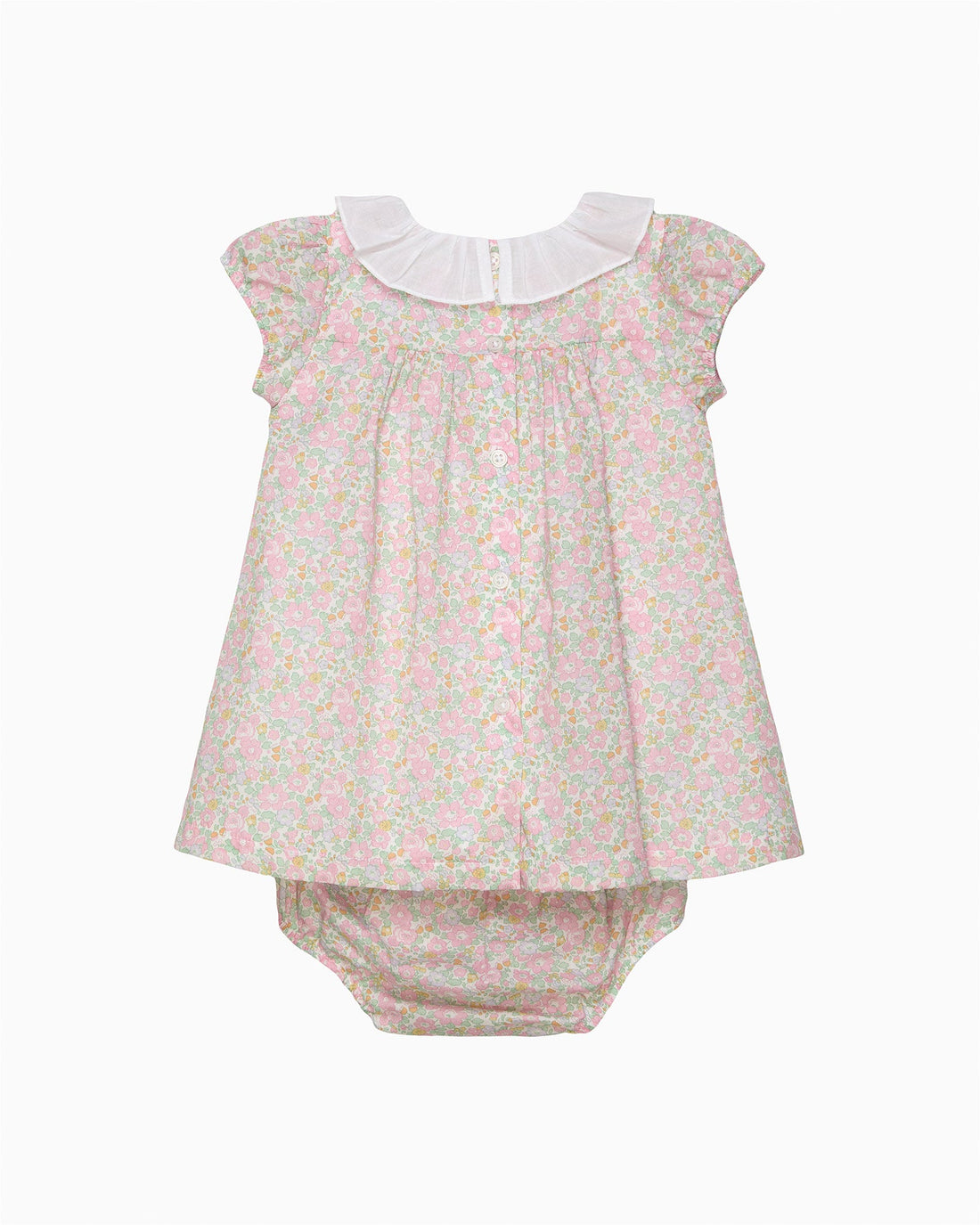 Lapinou Dress Baby My First Duck Dress in Pink Betsy Ann