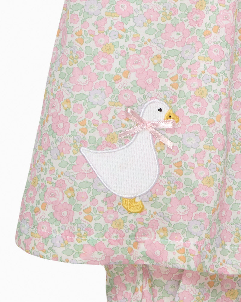 Lapinou Dress Baby My First Duck Dress in Pink Betsy Ann