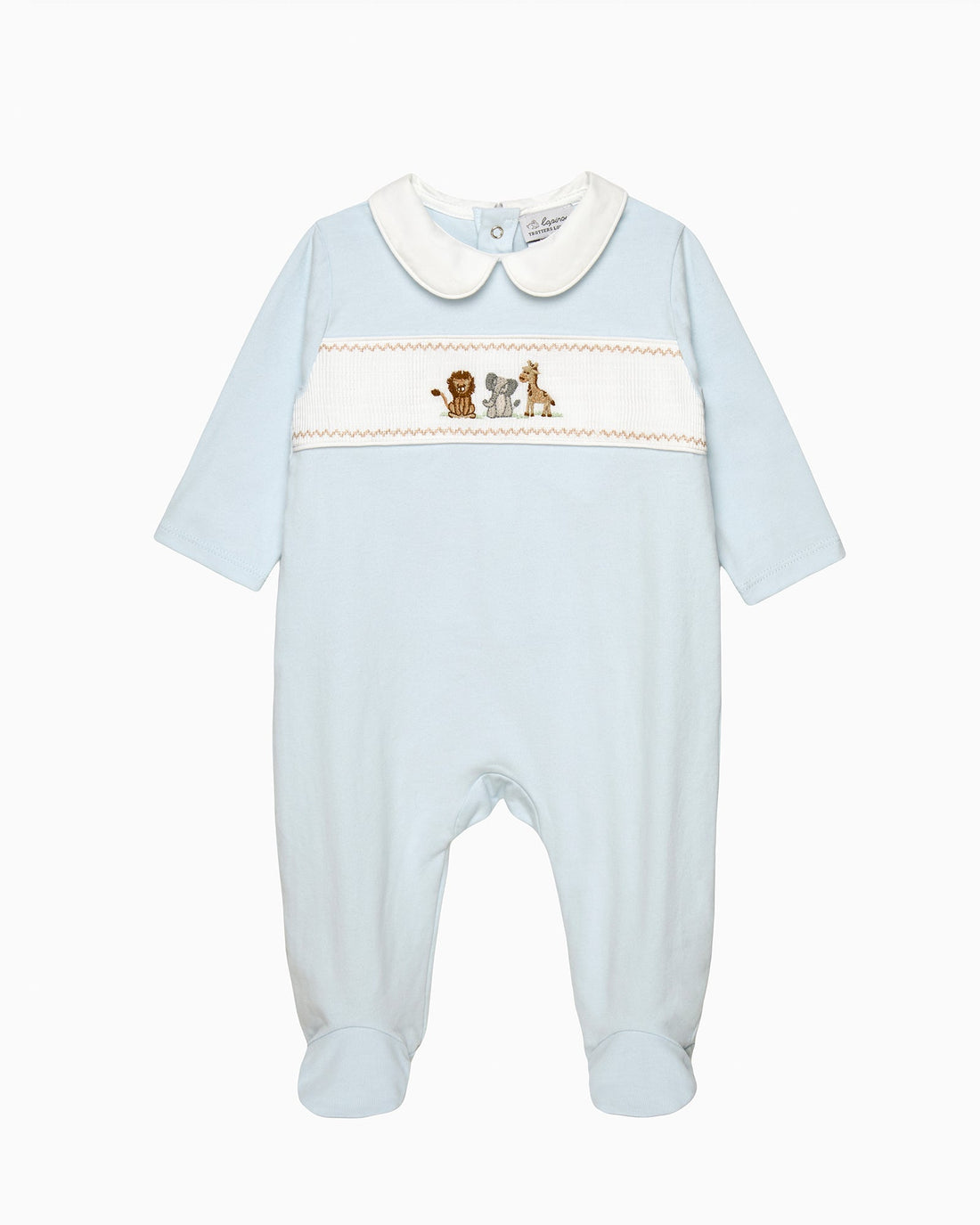 Lapinou All-in-One Baby Augustus & Friends Smocked All-In-One