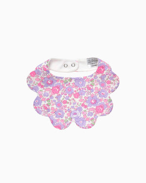 Lapinou Bib Scalloped Bib in Lilac Betsy