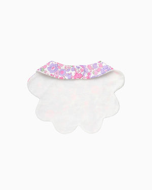 Lapinou Bib Scalloped Bib in Lilac Betsy