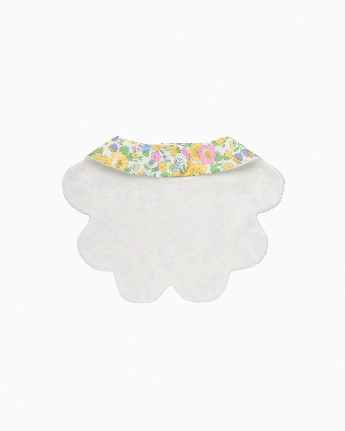 Lapinou Bib Scalloped Bib in Yellow Betsy