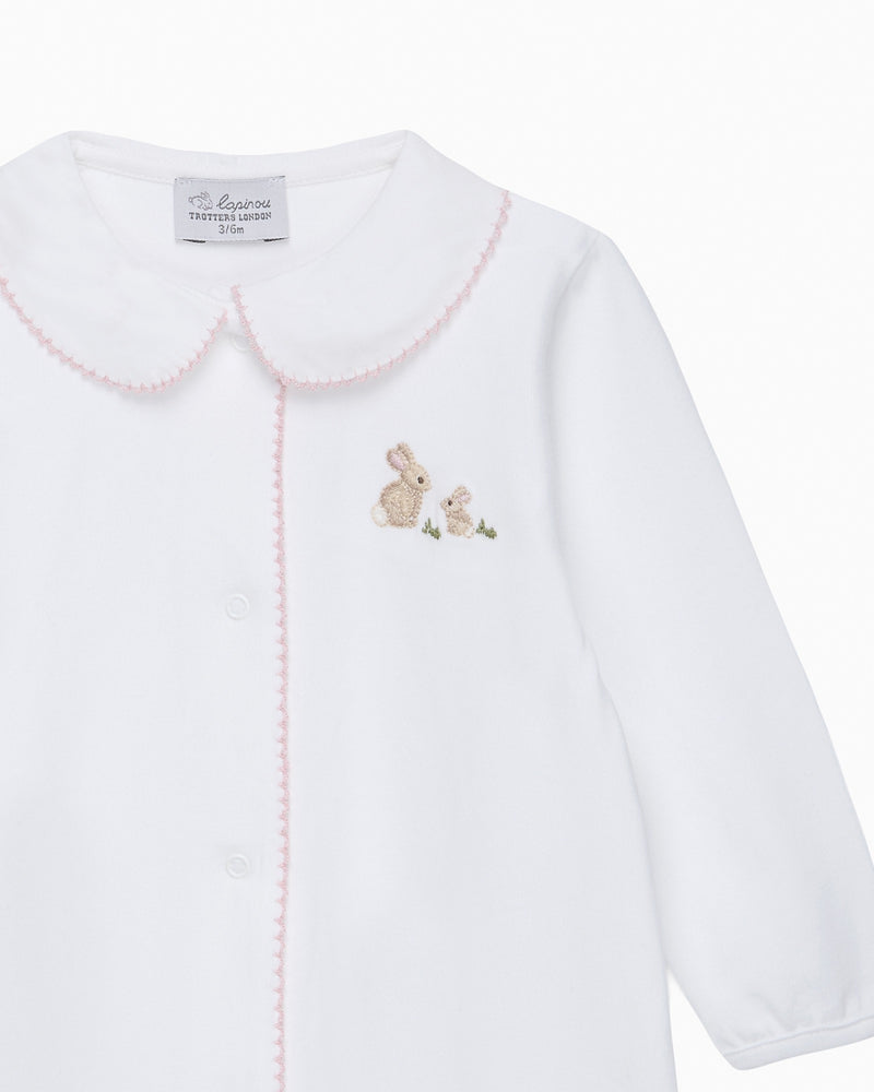 Lapinou All-in-One Baby Bunny Embroidered All-In-One