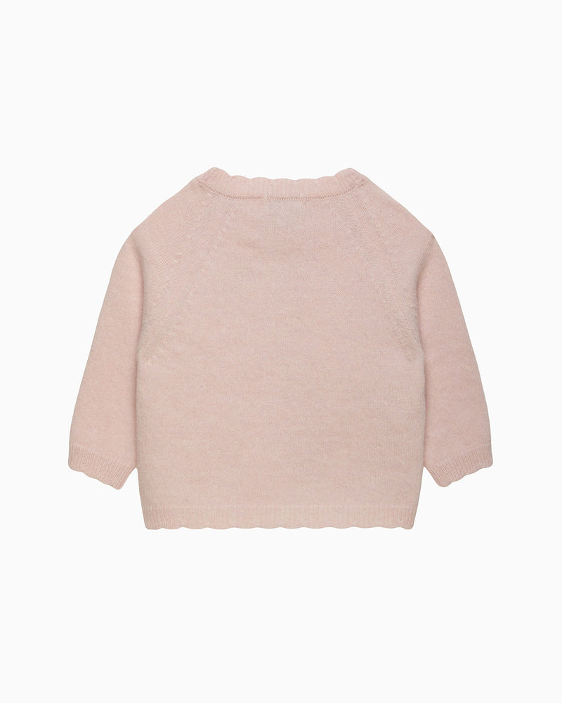 Lapinou Cardigan Baby Bunny Embroidered Cardigan