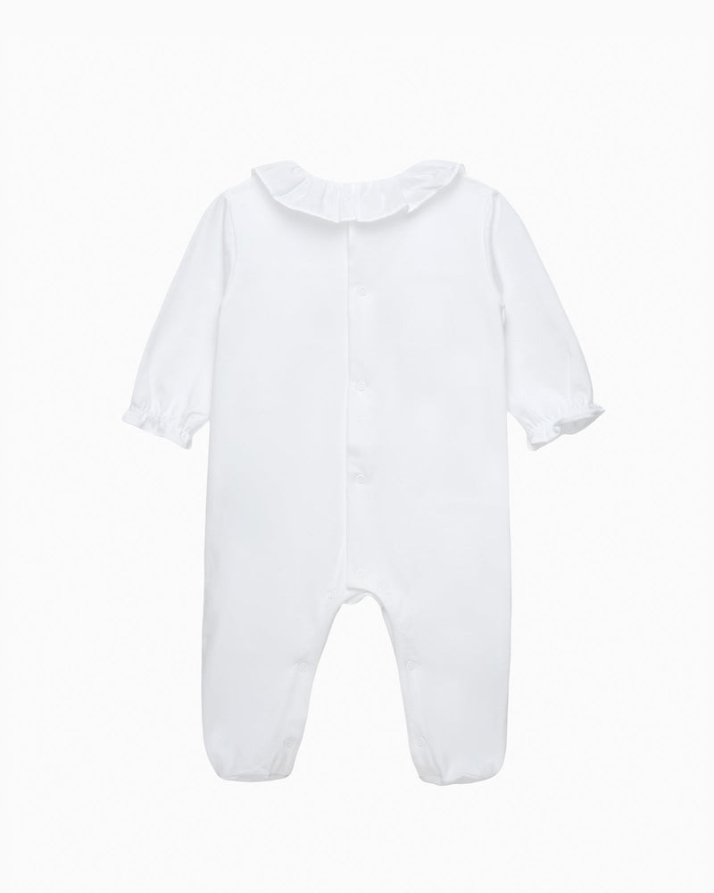 Lapinou All-in-One Baby Smocked All-in-One in Duck & Bunny