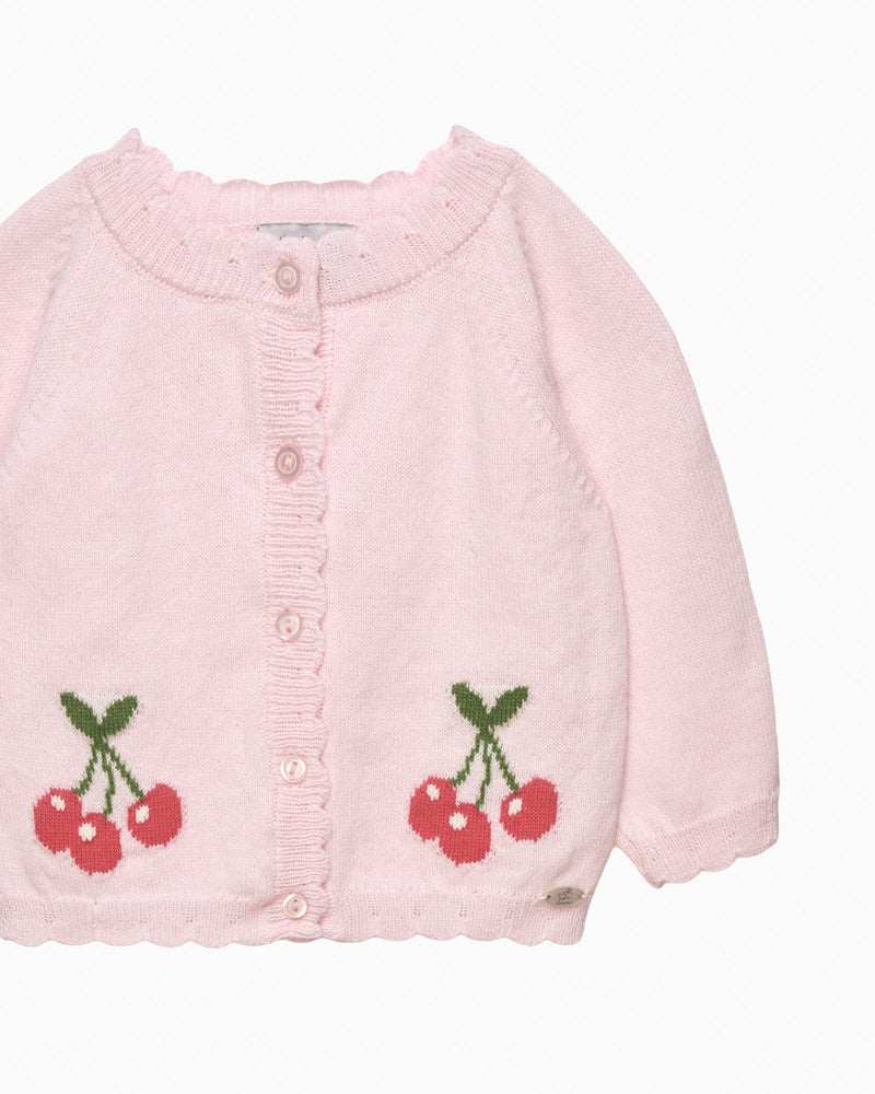 Youth Strawberry & Cherry Cardigan main image 1