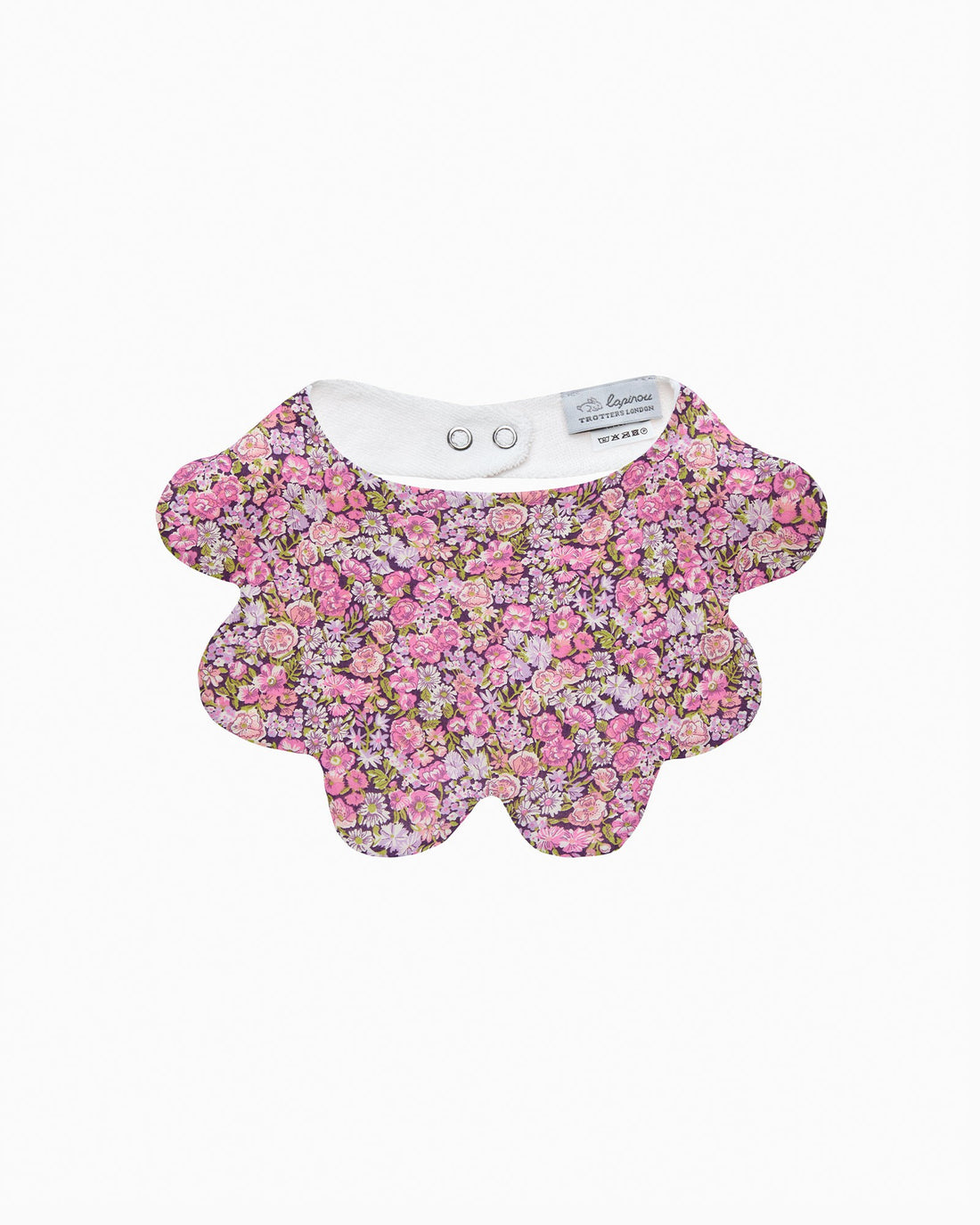 Lapinou Bib Scalloped Bib in Chive
