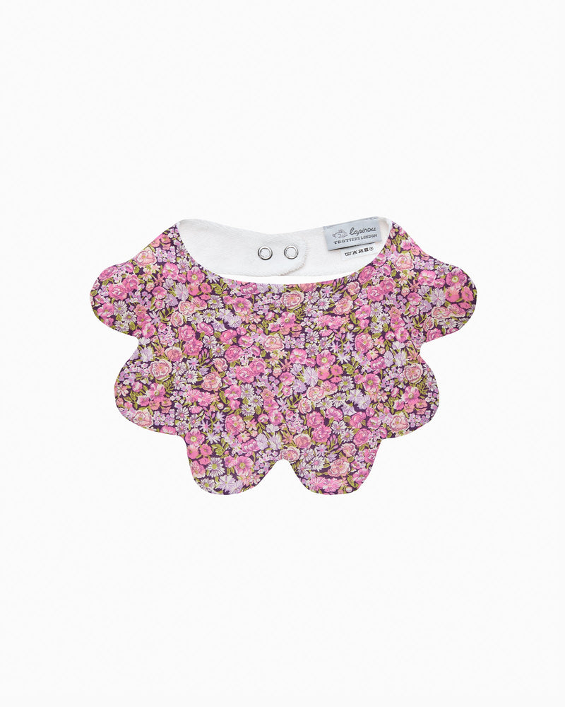 Lapinou Bib Scalloped Bib in Chive