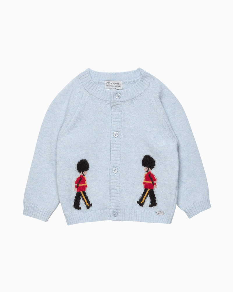 Lapinou Cardigan Baby Drumming Guardsman Cardigan