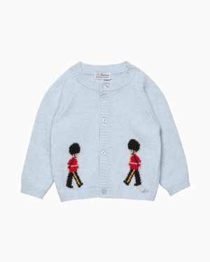Lapinou Cardigan Baby Drumming Guardsman Cardigan