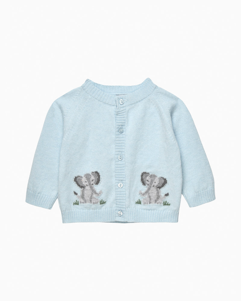 Lapinou Cardigan Baby Elephant Cardigan