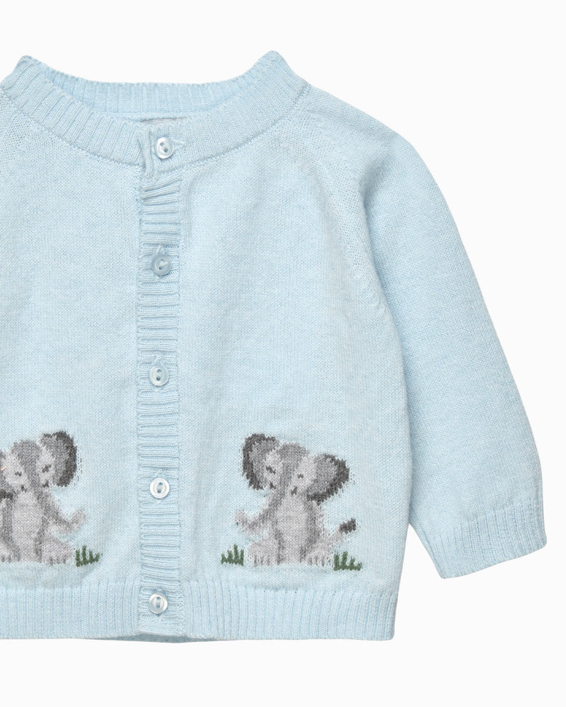 Lapinou Cardigan Baby Elephant Cardigan