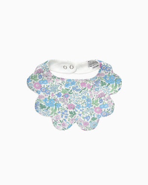 Lapinou Bib Scalloped Bib in Emma & Amelia