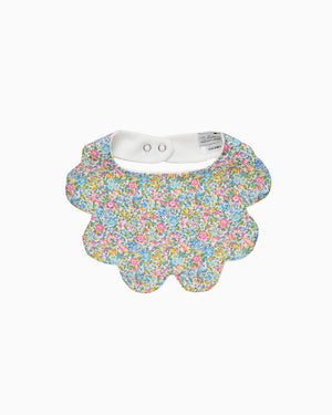 Lapinou Bib Scalloped Bib in Emma & Georgina