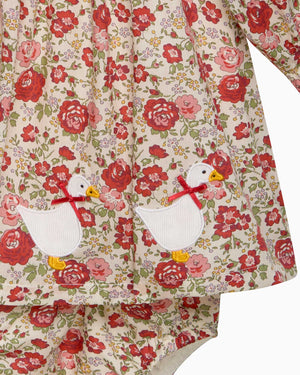 Lapinou Dress Baby Felicite Duck Dress