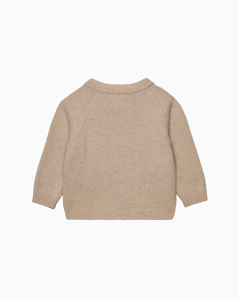 Lapinou Cardigan Baby Gingerbread Man Cardigan