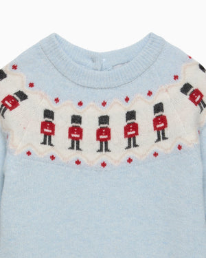Lapinou All-In-One Baby Guardsman Fair Isle All-in-One