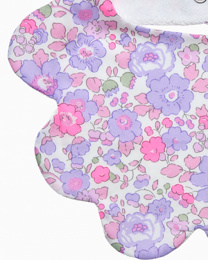 Lapinou Bib Scalloped Bib in Lilac Betsy
