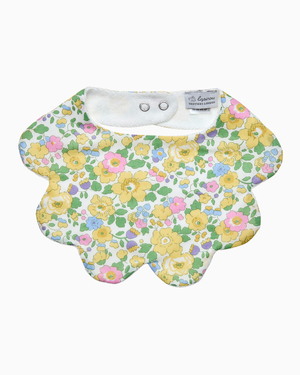 Lapinou Bib Scalloped Bib in Yellow Betsy