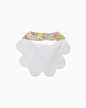 Lapinou Bib Scalloped Bib in Yellow Elysian Day