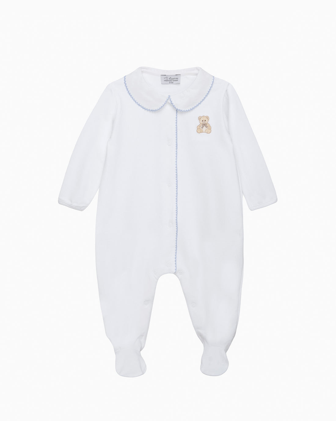 Lapinou All-in-One Baby Teddy Embroidered All-In-One