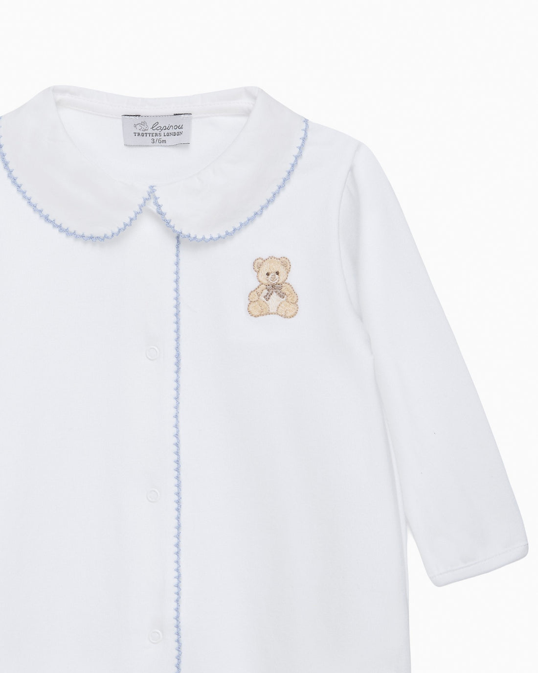 Lapinou All-in-One Baby Teddy Embroidered All-In-One
