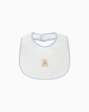 Lapinou Bib Teddy Embroidered Bib
