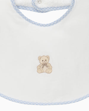 Lapinou Bib Teddy Embroidered Bib