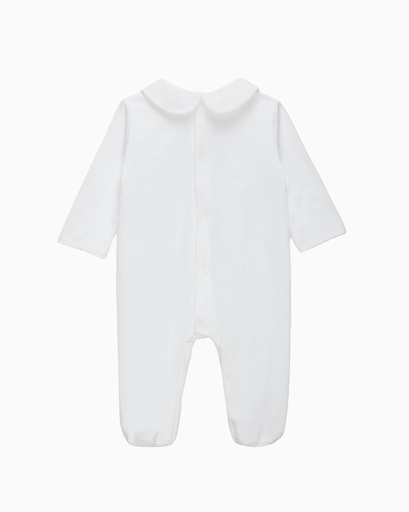 Lapinou All-in-One Baby Teddy Smocked All-In-One