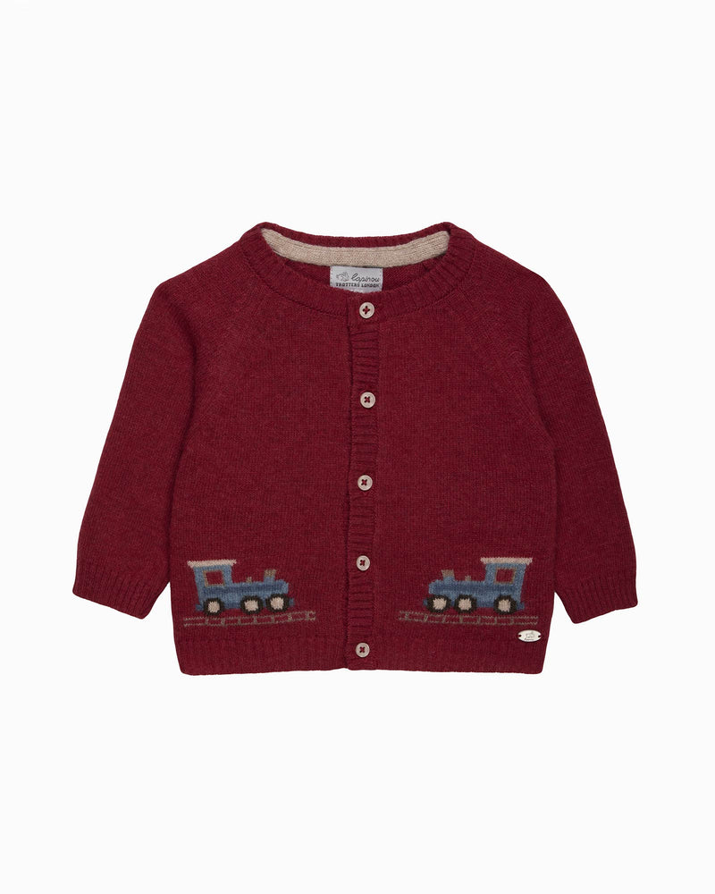 Lapinou Cardigan Baby Train Cardigan