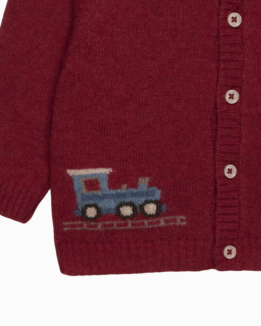 Lapinou Cardigan Baby Train Cardigan