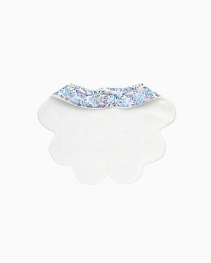 Lapinou Bib Scalloped Bib in Lilac Wiltshire