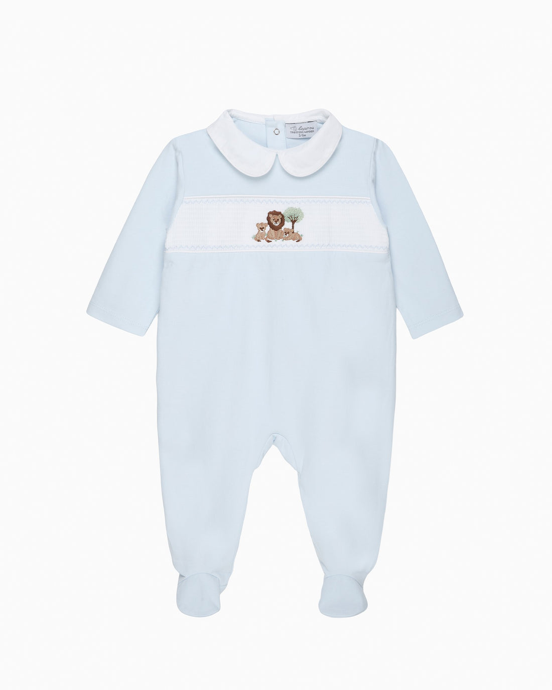 Lapinou All-In-One Baby Augustus & Cubs Smocked All-In-One