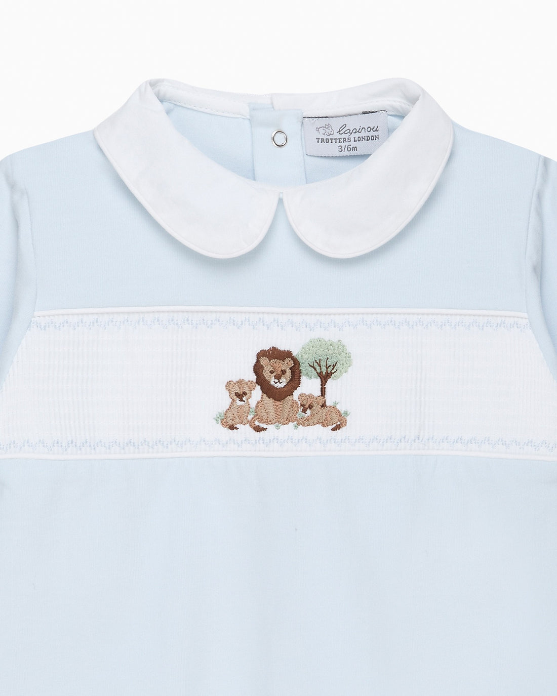 Lapinou All-In-One Baby Augustus & Cubs Smocked All-In-One