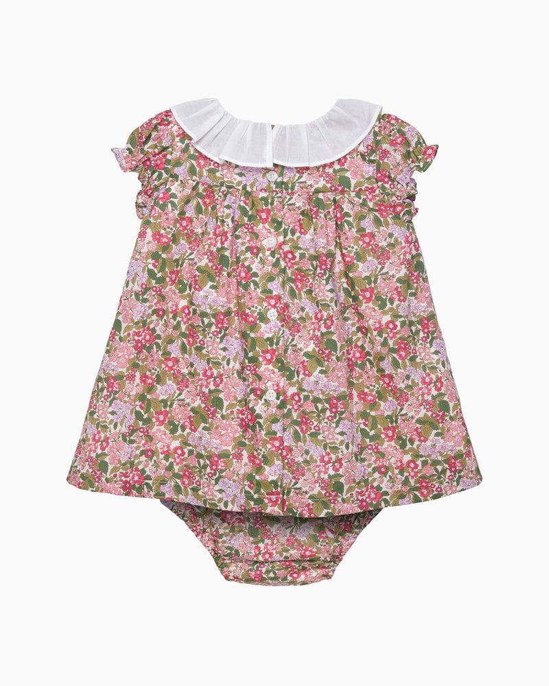 Lapinou Dress Baby Hedgerow Floral Duck Dress