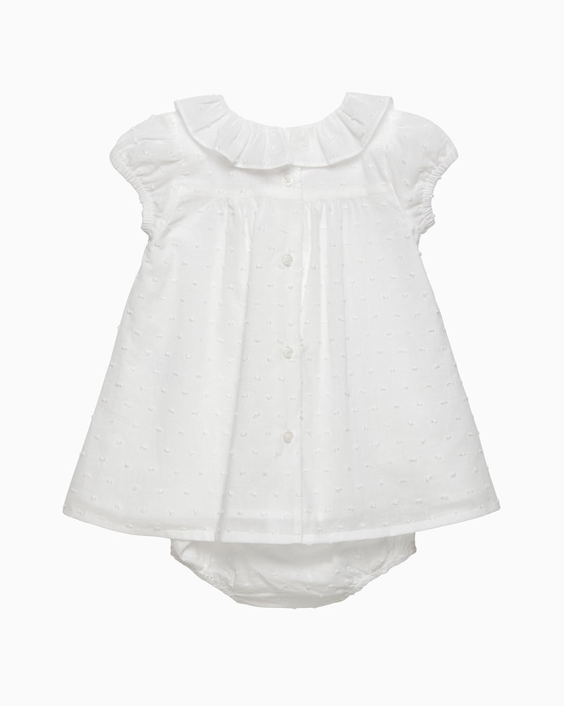 Lapinou Dress Baby My 1st Smocked Dress in Strawberry