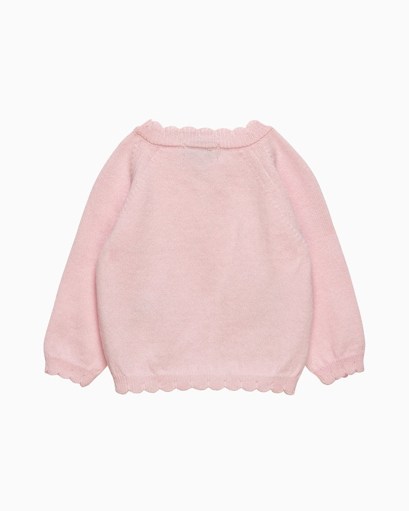 Lapinou Cardigan Baby Strawberry Cardigan
