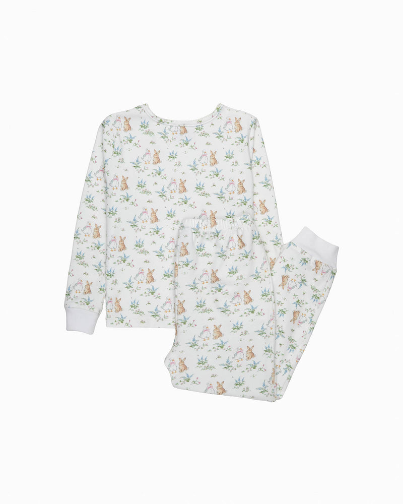 Original Pyjama Company Pyjamas Duck & Bunny Slim Fit Jersey Pyjamas