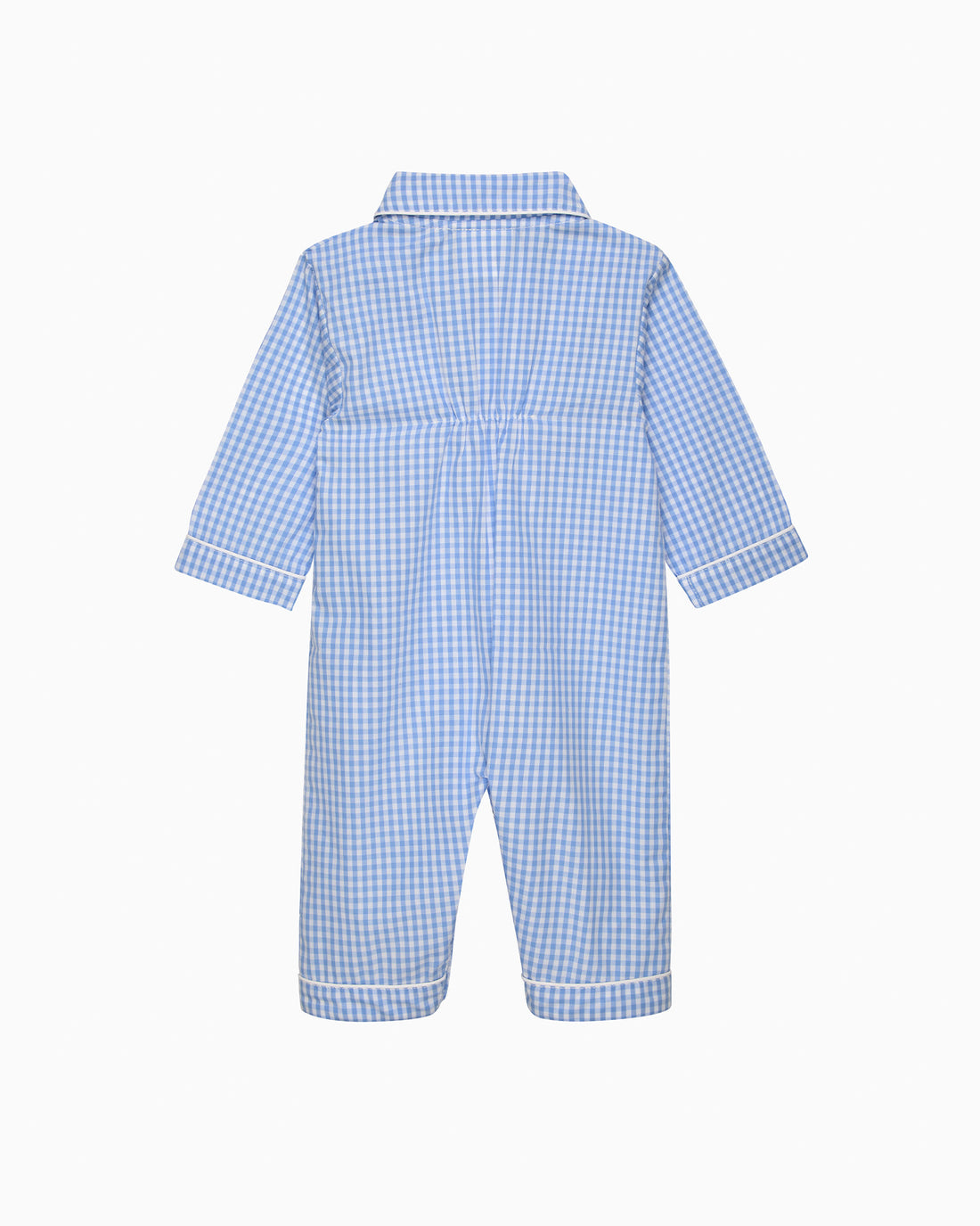 Original Pyjama Company All-in-One Gingham All-In-One in Blue