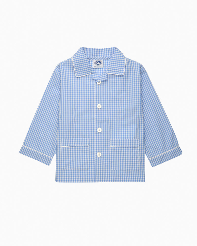 Original Pyjama Company Pyjamas Gingham Pyjamas in Blue