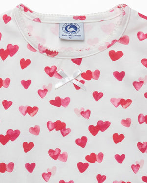 Original Pyjama Company Pyjamas Heart Jersey Pyjamas