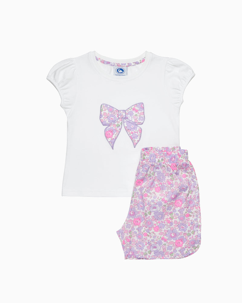 Original Pyjama Company Pyjamas Betsy Bow Jersey Pyjama Set
