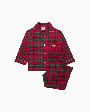 Original Pyjama Company Pyjamas Cosy Tartan Reindeer Pyjamas