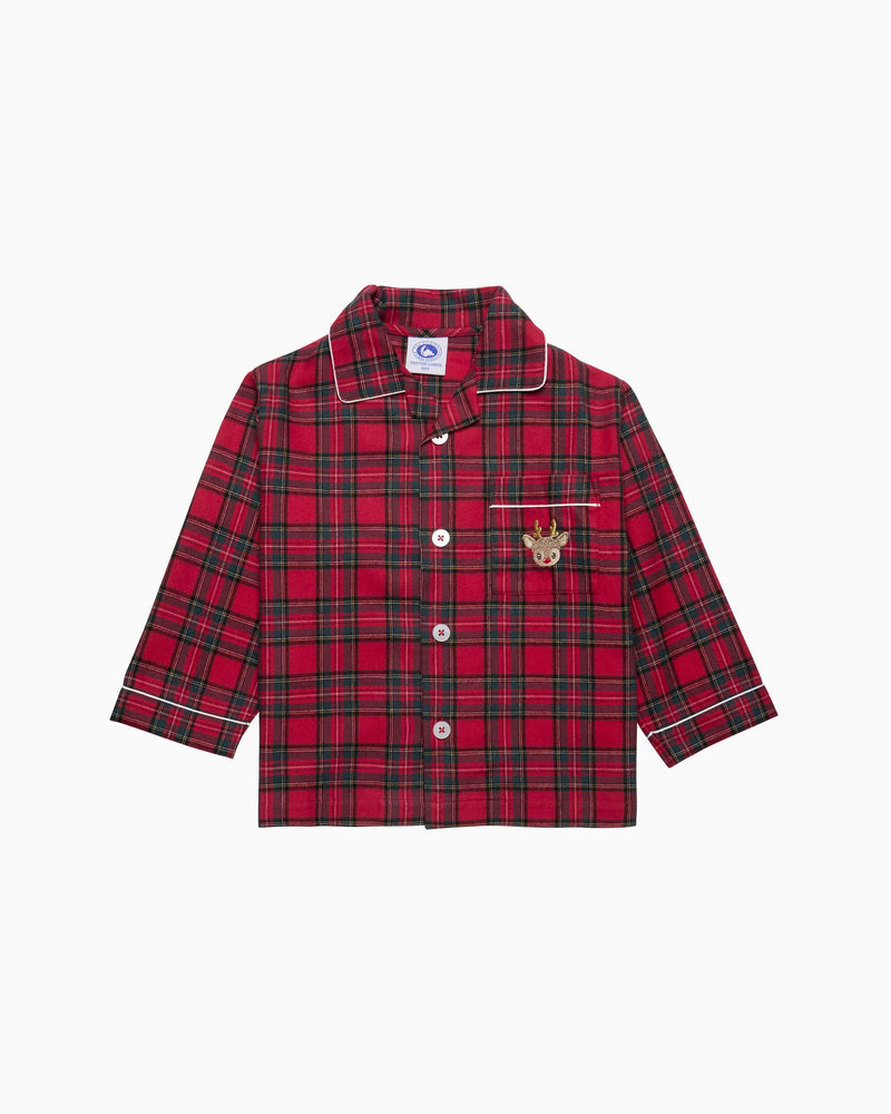 Original Pyjama Company Pyjamas Cosy Tartan Reindeer Pyjamas