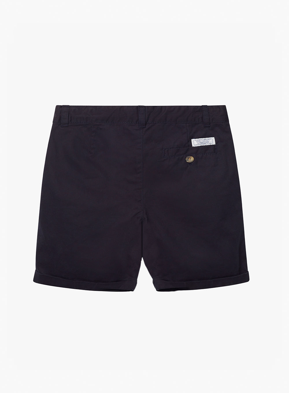 Thomas Brown Shorts Charlie Chino Shorts in Navy