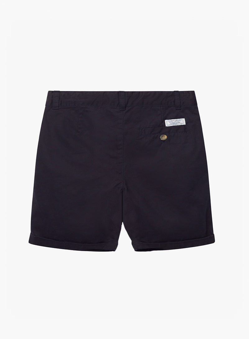 Thomas Brown Shorts Charlie Chino Shorts in Navy